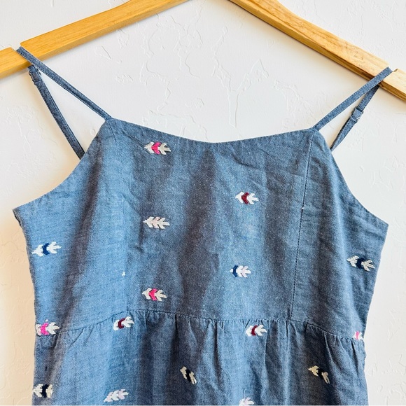 Roxy Girl Chambray Dress Size 14 - Picture 4 of 11